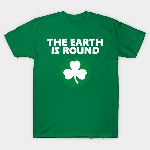 Boston Celtics Kyrie Irving The Earth Is Round T-Shirt by cdu